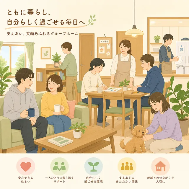 利用者視点でのグループホーム選び：安心して生活するためのポイントの画像